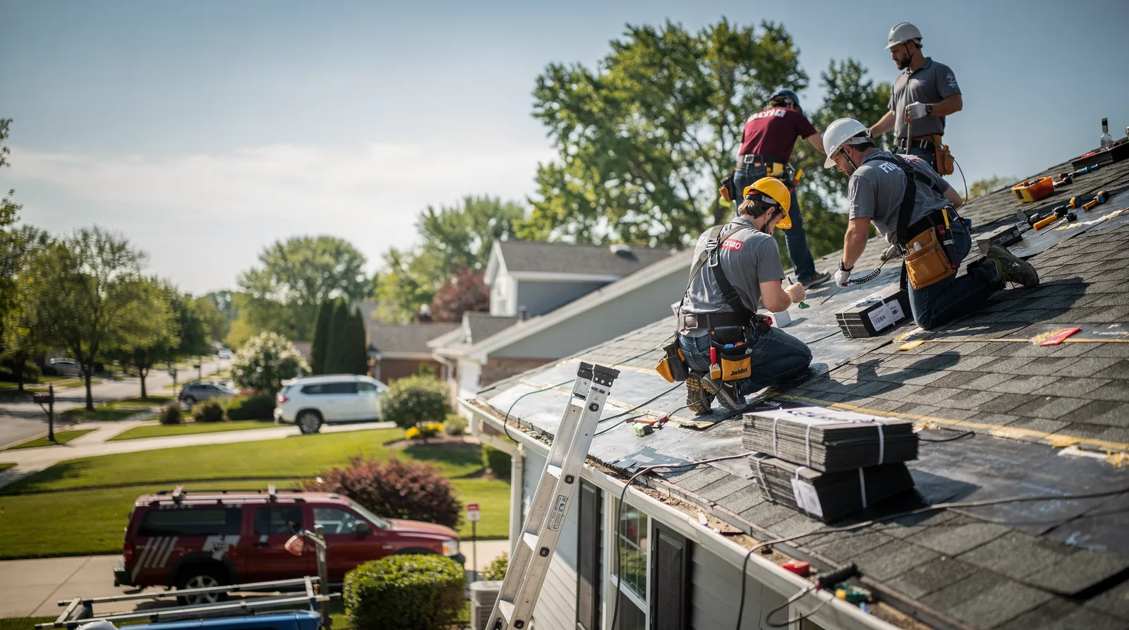 Roof Repair in Frederic, WI around you